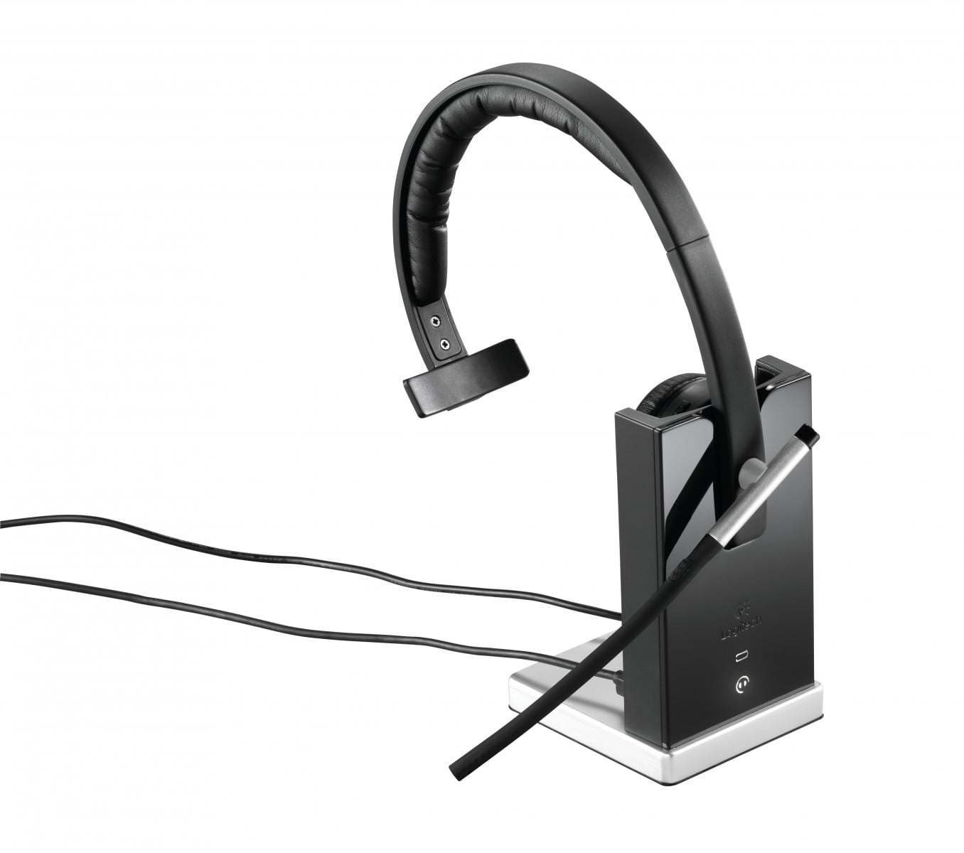 Logitech H820e Casque Sans fil Arceau Bureau/Centre d'appels Socle de chargement Noir