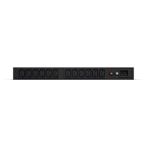 CyberPower PDU20BHVIEC12R unité de distribution d'énergie 12 sortie(s) CA 1U Noir