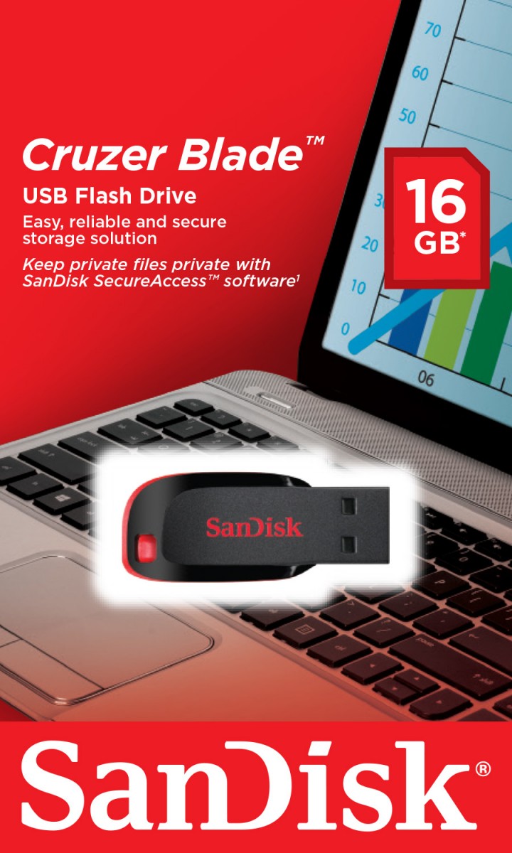 SanDisk USB Cruzer Blade 16GB