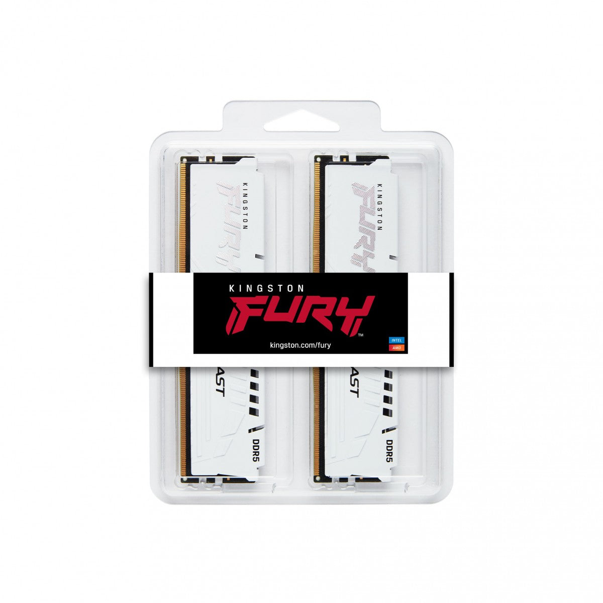 KINGSTON FURY Beast 64Go DIMM DDR5 5600MT/s DDR5 CL36 Kit of 2 White EXPO