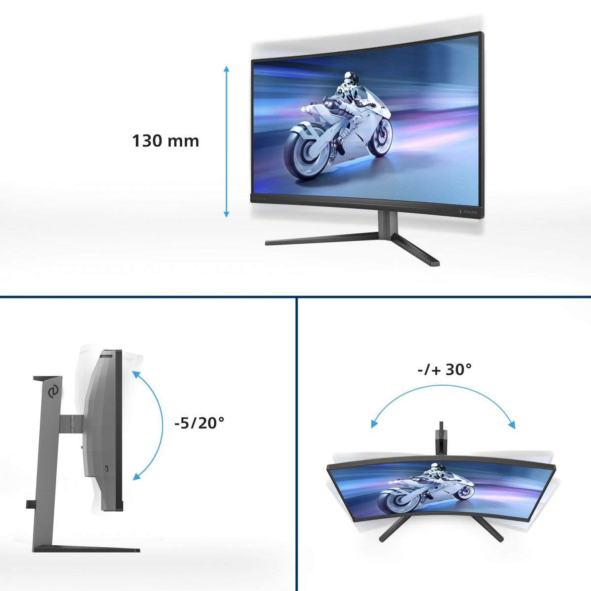 PHILIPS 27M2C5200W 27p FHD 16:9 HDMI Black/Grey