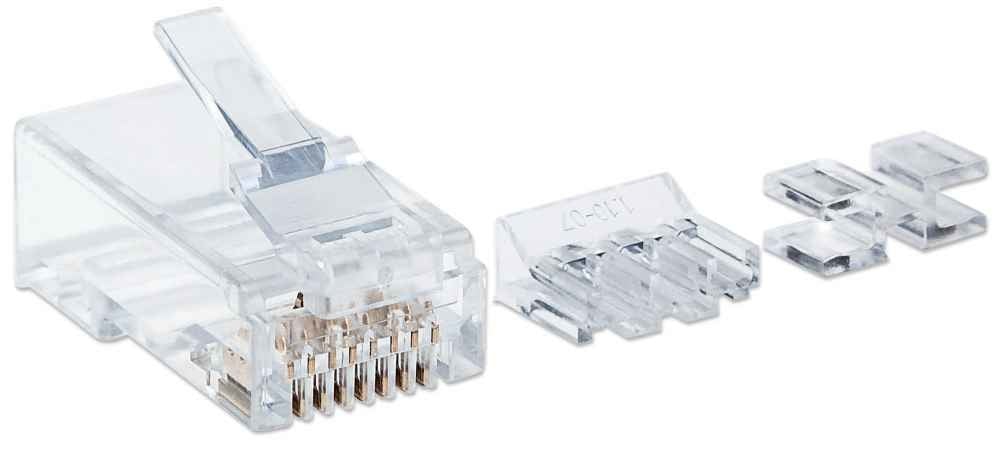 PLUG RJ45 8P/8C UTP Cat6A FOR WIRE, 80PCS