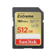 Extreme 512GB SDXC 180MB/s UHS-I C10 U3
