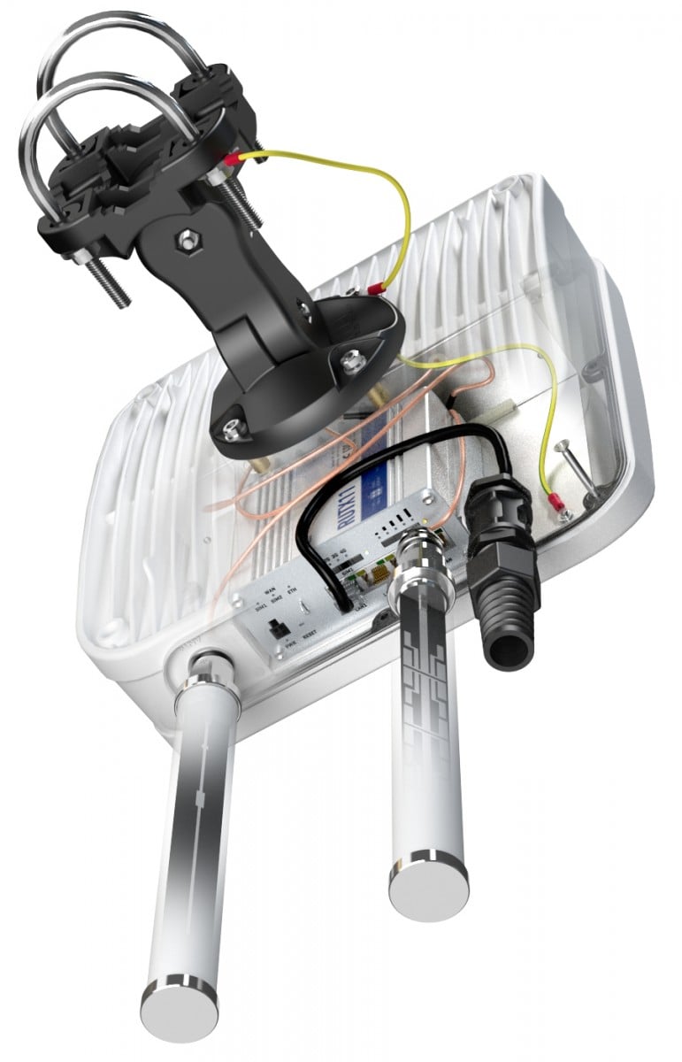 QuWireless AX11M Antenne directionnelle 6 dBi Gain Bandes de fréquences multiples