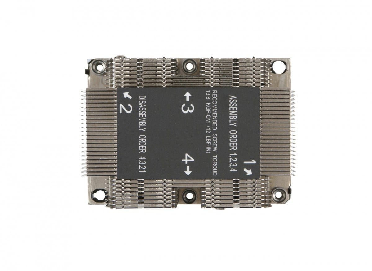 Supermicro SNK-P0068PS systeme de refroidissement d’ordinateur Processeur Dissipateur thermique/Radiateur