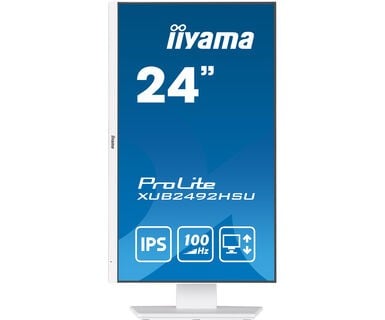 "iiyama XUB2492HSU-W6 écran plat de PC 60,5 cm (23.8"") 1920 x 1080 pixels Full HD LED Blanc"