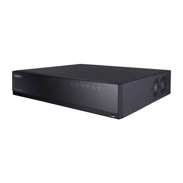 Hanwha HRX-1635 Enregistreur vidéo sur réseau Noir