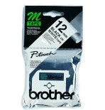 BROTHER MK231BZ cassette de bande noir sur blanc 12mm non stratifié pour P-touch 60 65 75 80 85 110