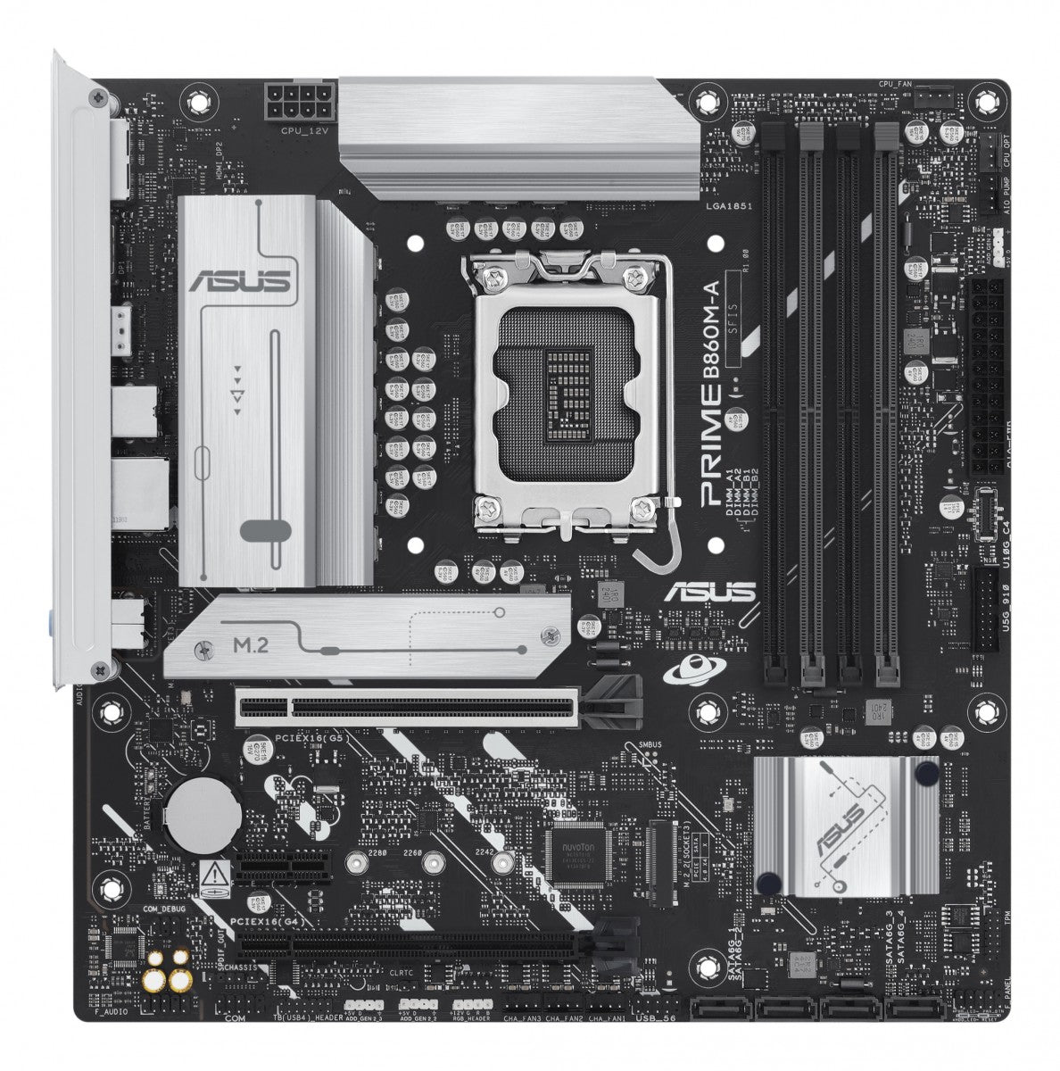 ASUS PRIME B860M-A-CSM LGA1851 DDR5 micro ATX MB 1xHDMI 2xDP 2xM.2 4xSATA