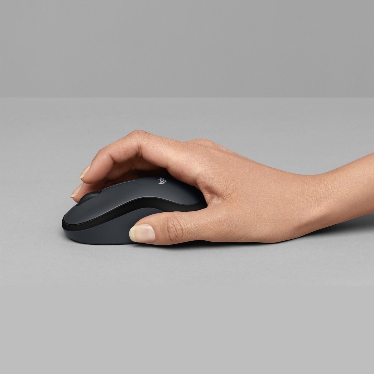 LOGITECH M220 Silent Mouse optical 3 buttons wireless 2.4 GHz USB wireless receiver charcoal