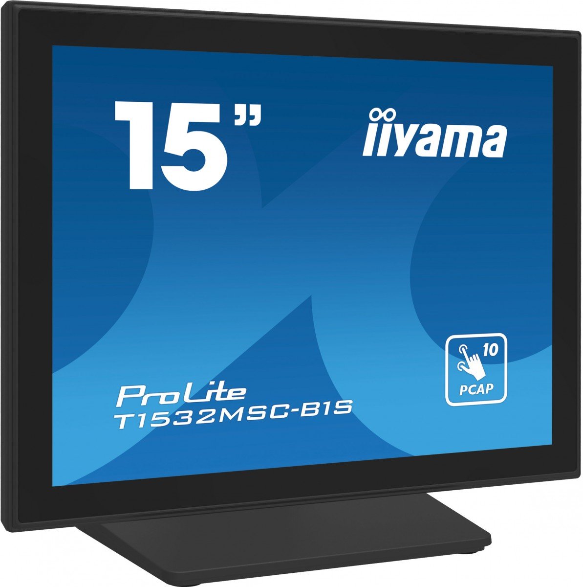 15" PCAP Bezel Free Front 10P Touch 1024