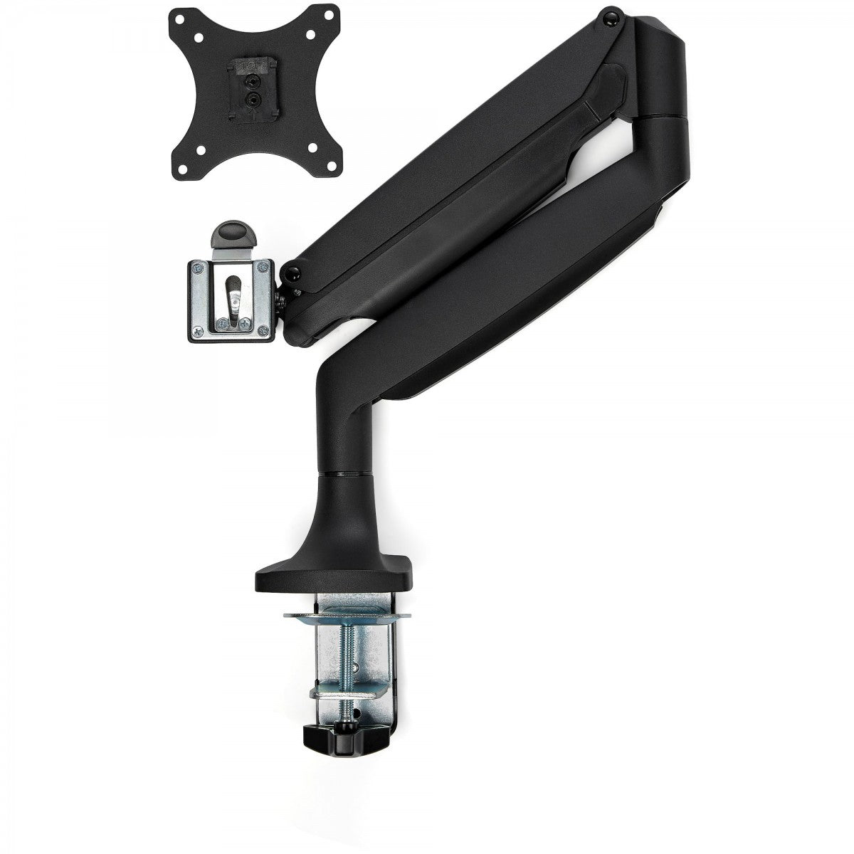 Monitor Arm - Heavy Duty Aluminum Black