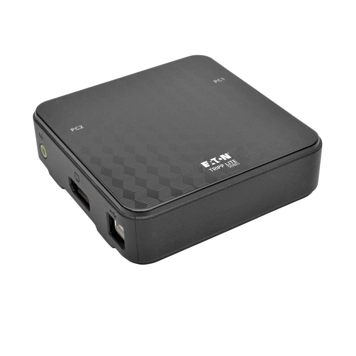 Commutateur KVM DisplayPort 2 ports 4K 60 Hz avec audio, câbles et partage de périphériques USB