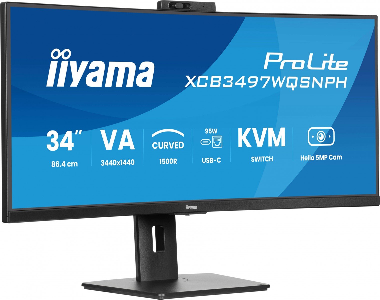 XCB3497WQSNPH-B1 34" UW Curved VA-3440x1