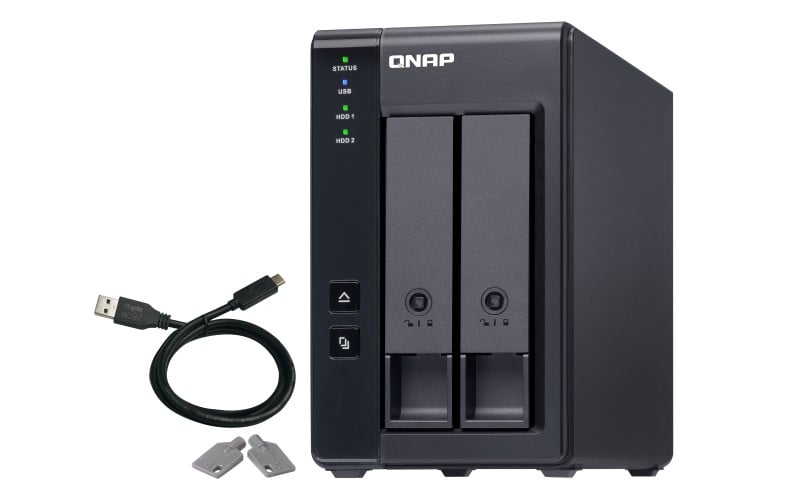 2bay 3.5" SATA HDD USBC Raid Expansion