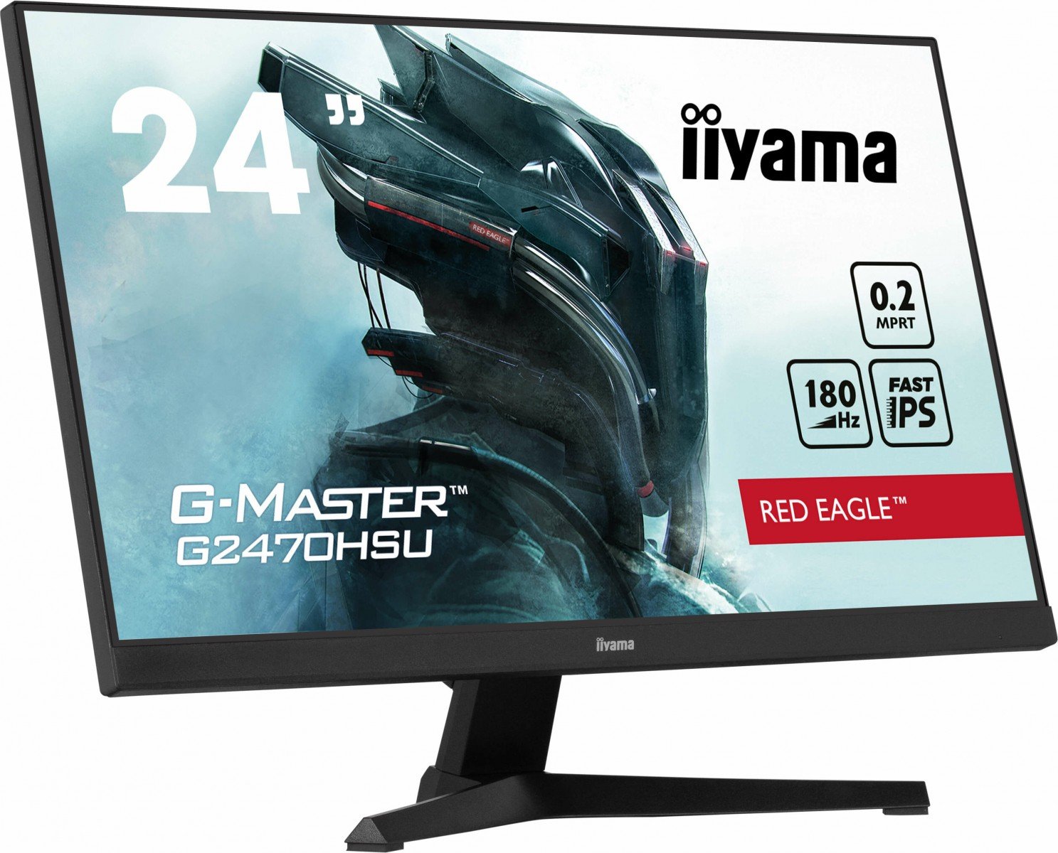 "iiyama G-MASTER G2470HSU-B6 écran plat de PC 60,5 cm (23.8"") 1920 x 1080 pixels Full HD LCD Noir"