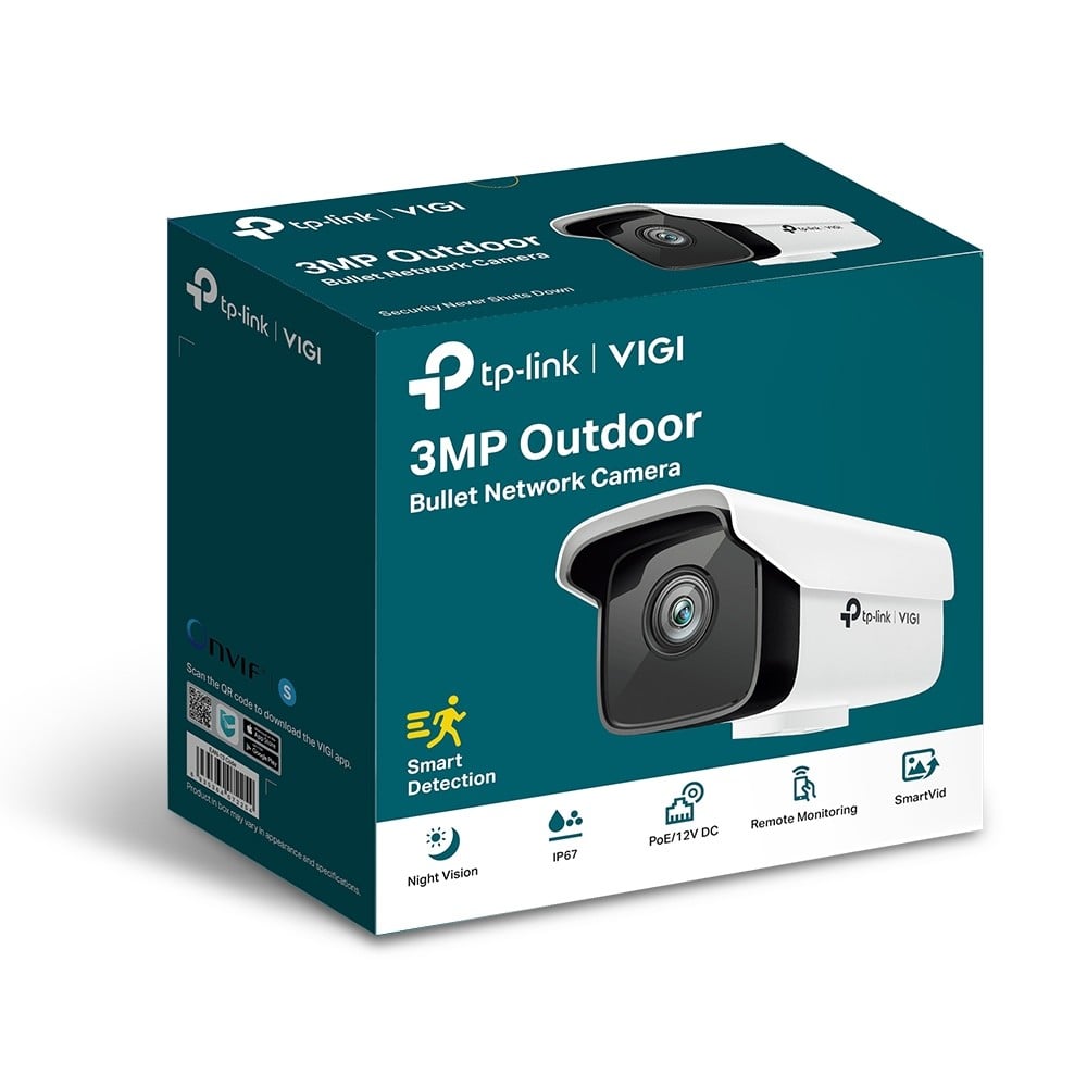 TP-Link VIGI C300HP Balle (forme) Caméra de sécurité IP Extérieure 2304 x 1296 pixels Plafond/Mur/Poteau