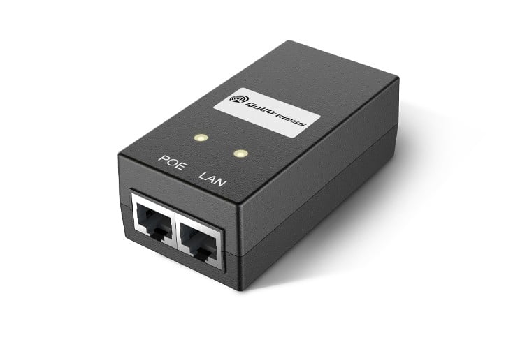 QuPSU P248E Passive PoE PSU 24V 0.8A , EU cord, wall mount