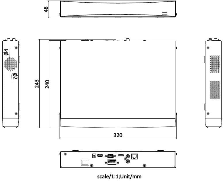 Hikvision DS-7616NXI-K2/16P(D) NVR PoE 16 canaux 1U K Series AcuSense 4K