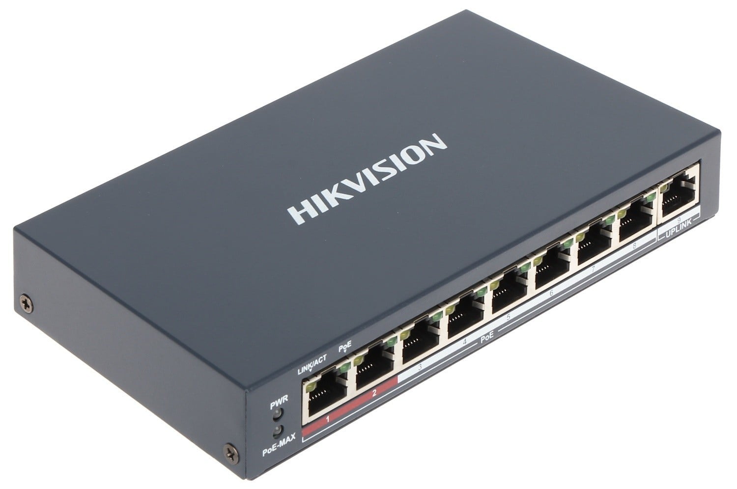 Hikvision DS-3E0109P-E(C) Commutateur POE Fast Ethernet non géré 8 ports