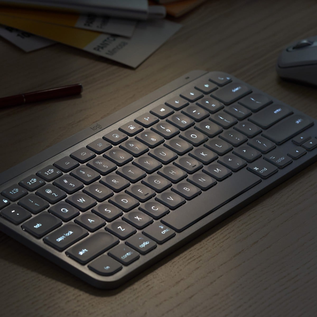 Logitech Master MX Keys Mini For Business clavier Bureau RF sans fil + Bluetooth QWERTY US International Graphite