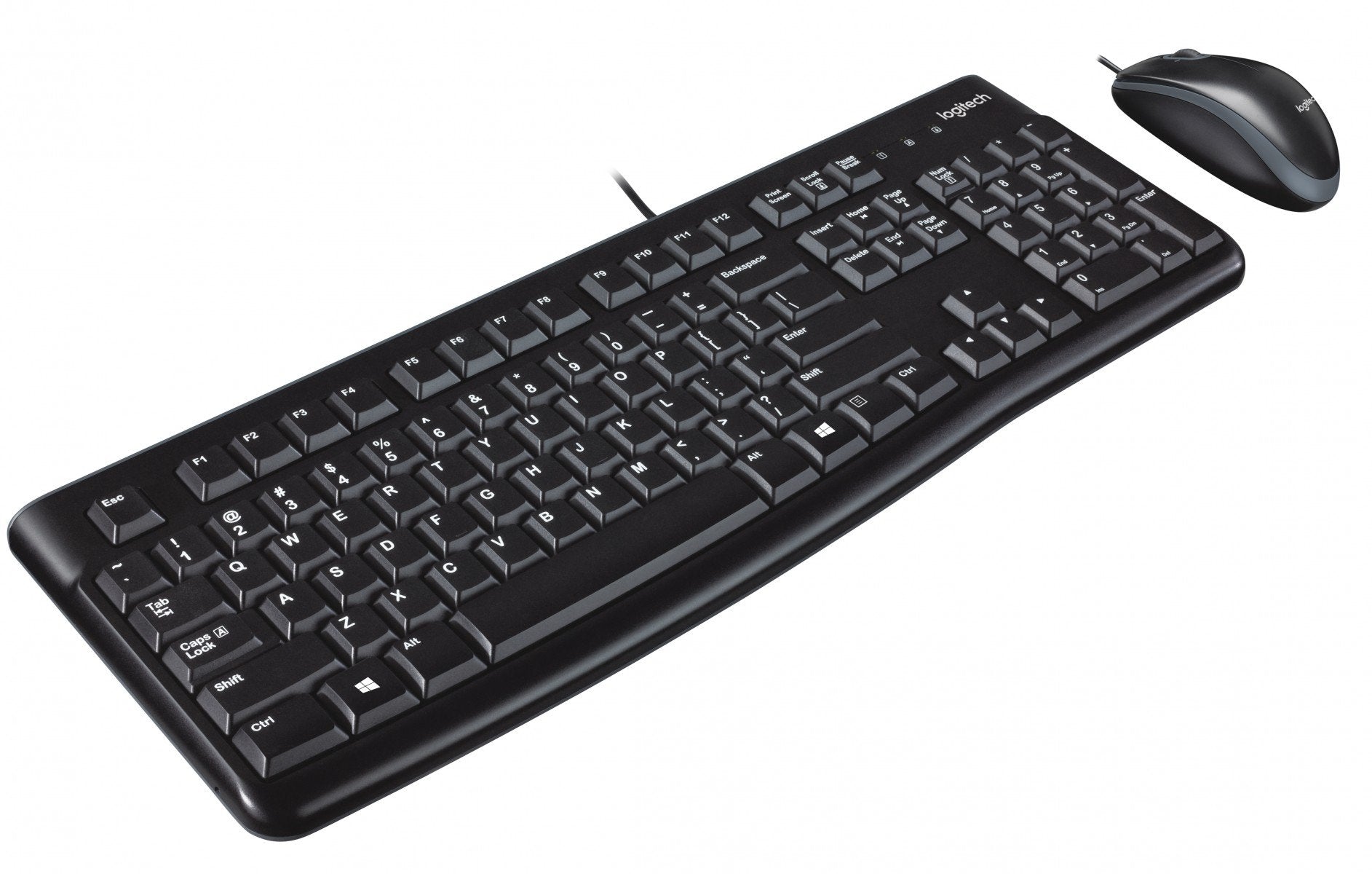 Logitech MK120 clavier Souris incluse Bureau USB QWERTY US International Noir