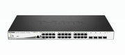 D-Link DGS-1210-28MP commutateur réseau Géré L2 Gigabit Ethernet (10/100/1000) Connexion Ethernet, supportant l'alimentation via ce port (PoE) 1U Noir, Gris