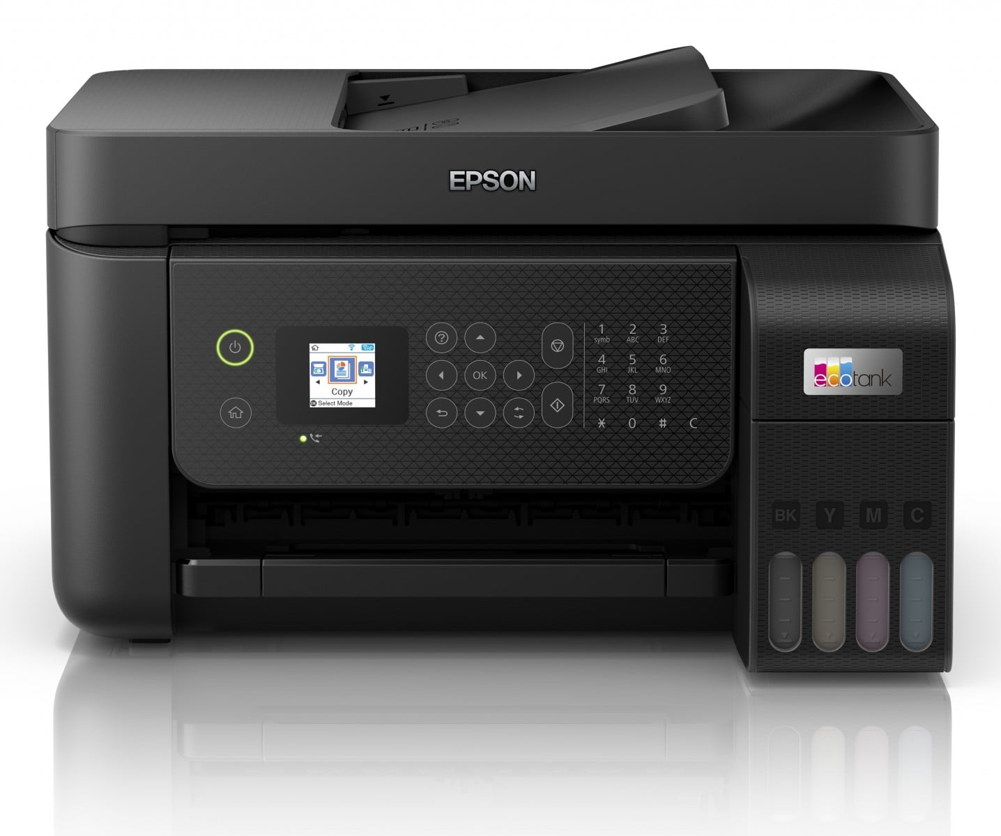 EPSON EcoTank ET-4800 MFP colour inkjet refillable A4 10ppm Print 100sheets USB LAN Wi-Fi Black