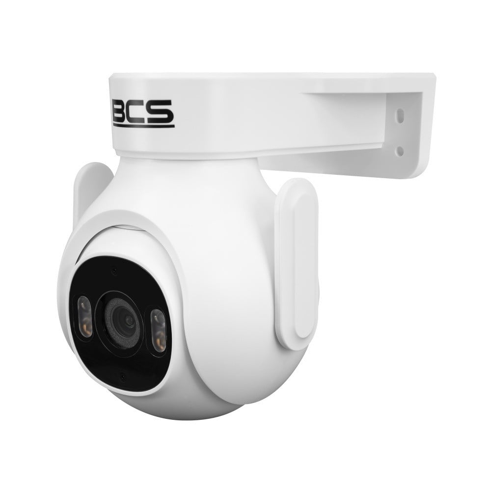 BCS BCS-L-PTHOME05 Caméra PTZ Wi-Fi 5MP avec LED, IP66, IA et acces a distance