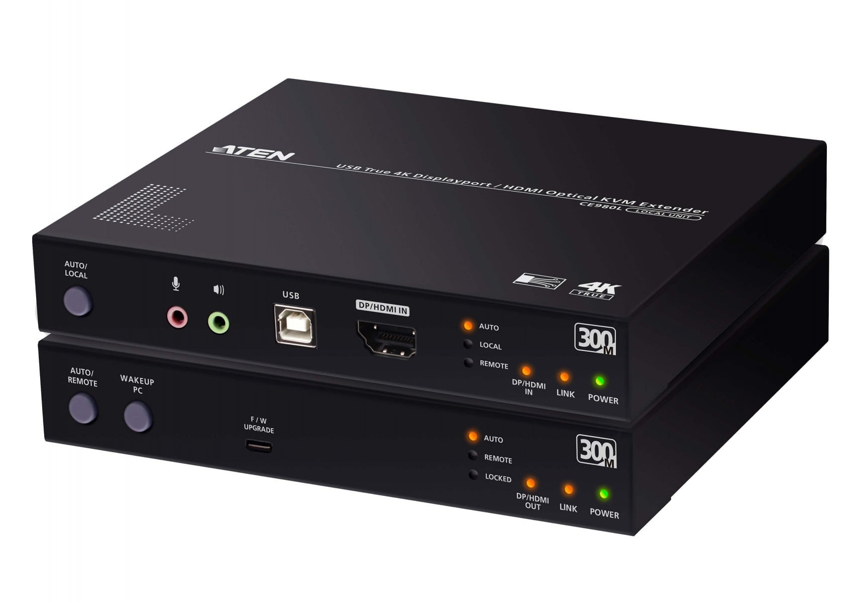 Aten CE980-AT-G HDMI/DP/USB Optique KVM Prolongateur (True 4K@300m)
