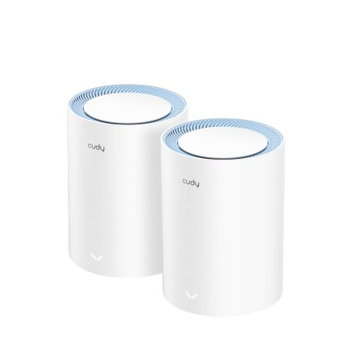 Cudy M1200 2-pack Bi-bande (2,4 GHz / 5 GHz) Wi-Fi 5 (802.11ac) Blanc 1 Interne