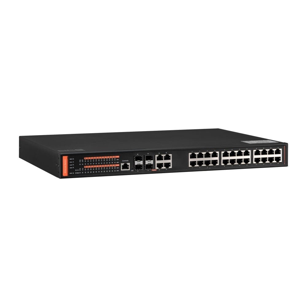 BCS BCS-SP24G04G-4SFP-M Commutateur PoE géré 24 ports 1Gbps avec puissance de 400W