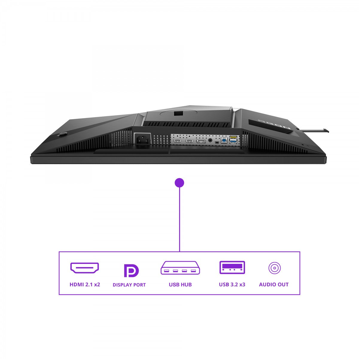AOC AG326UD 31.5p 3840x2160 QD OLED 130mm AGON PRO QD OLED UHD 4K 31.5p 165Hz HDR TB400 HDMI2.1 3xUSB 3.2