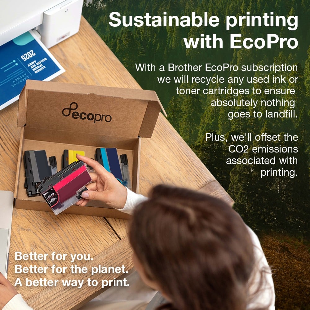 BROTHER MFCJ5340DWE A3 ECOPRO Inkjet Multifunction Printer 4in1 28/21ppm 1200x4800dpi