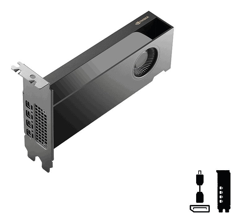 PNY NVIDIA RTX PRO 2000 Blackwell 16Go GDDR6 ECC 4xMini DP