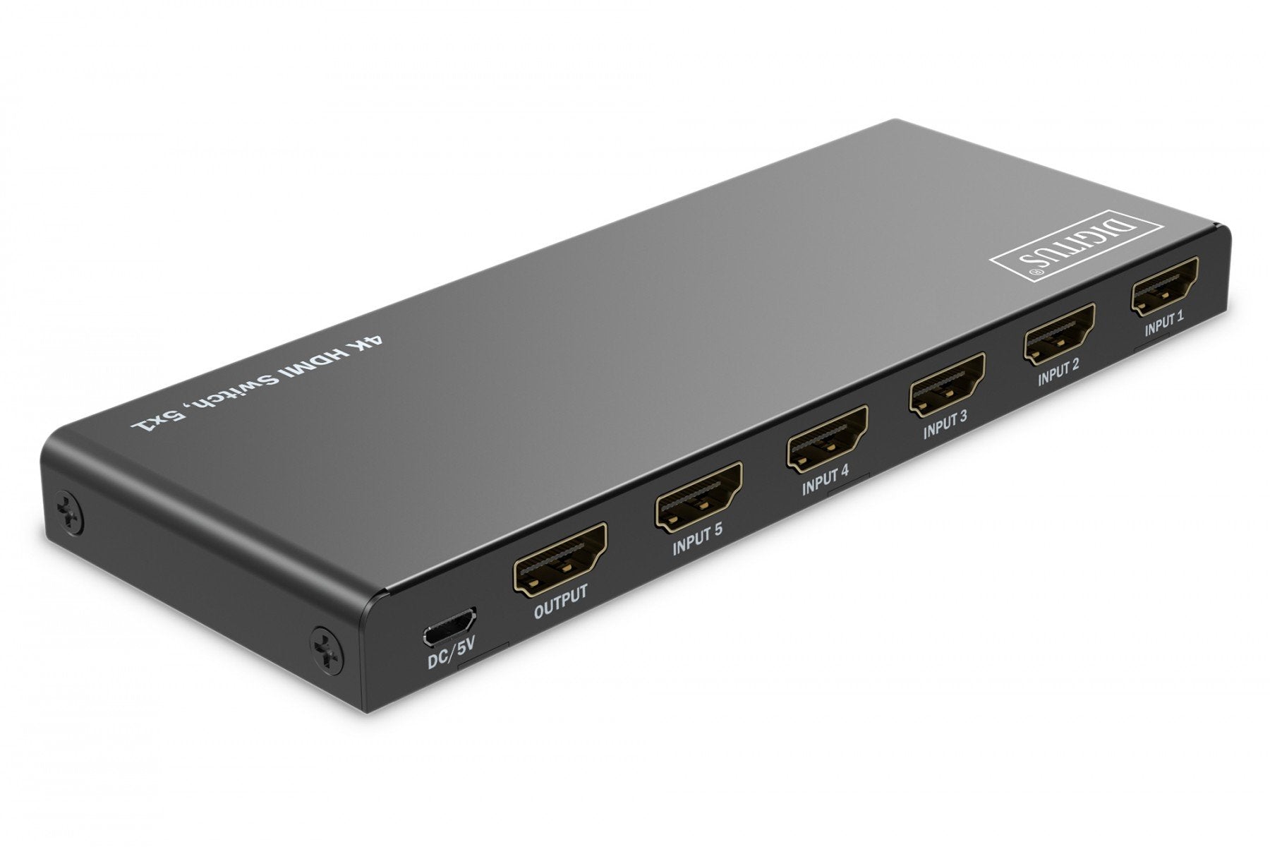 Commutateur HDMI 5x1, 4K/60Hz UHD avec HDR, 18 Gbps, HDCP 2.2