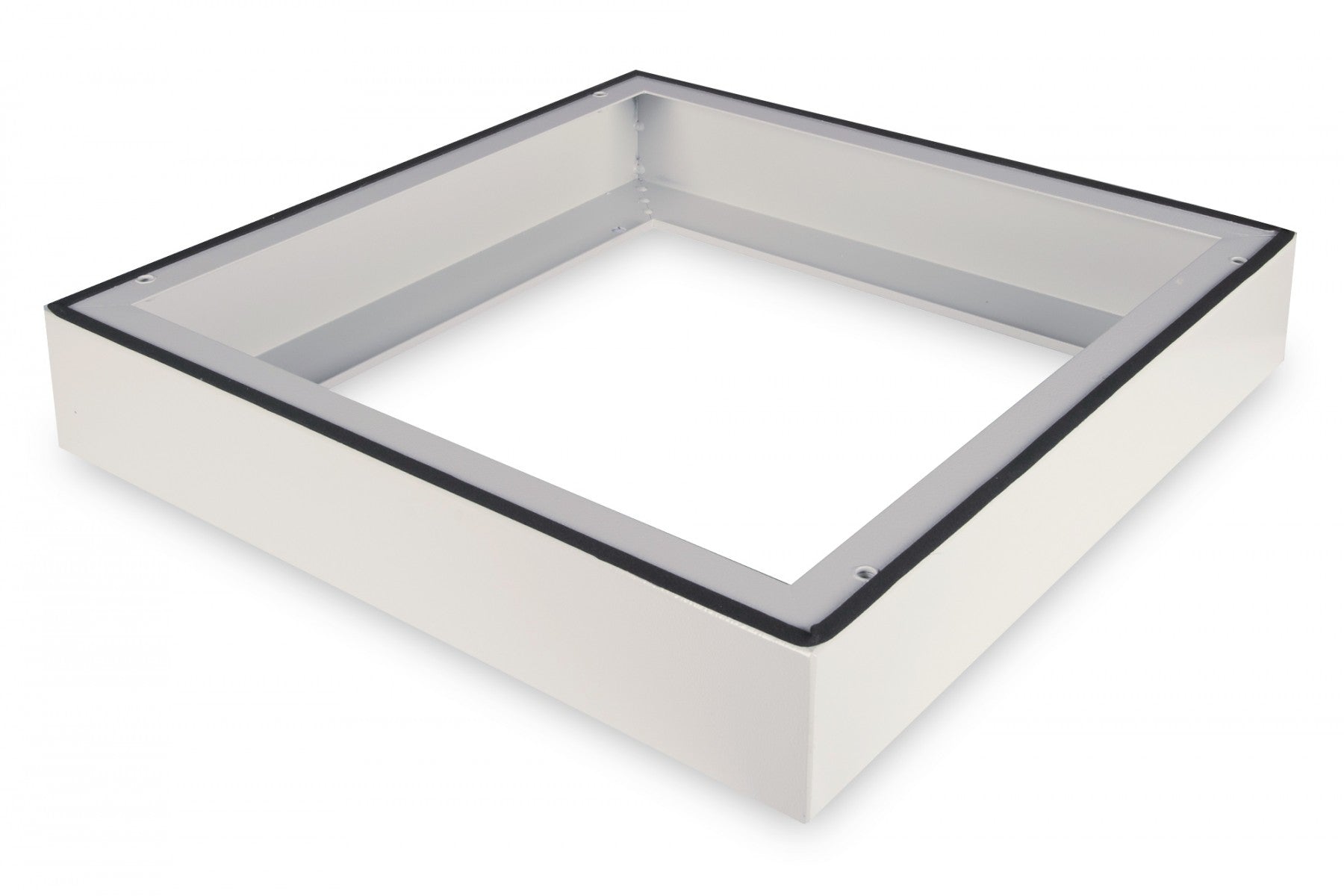 Socle pour armoire murale IP55 pour applications extérieures, dimensions 100 x 600 x 600 mm, couleur grise (RAL 7035) 100 x 600 x 600 mm, couleur grise (RAL 703