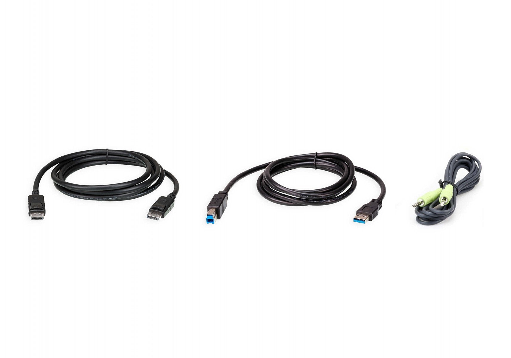 ATEN 2L-7D02UDPX3 Kit de câbles KVM DisplayPort USB-A audio 1.80 m