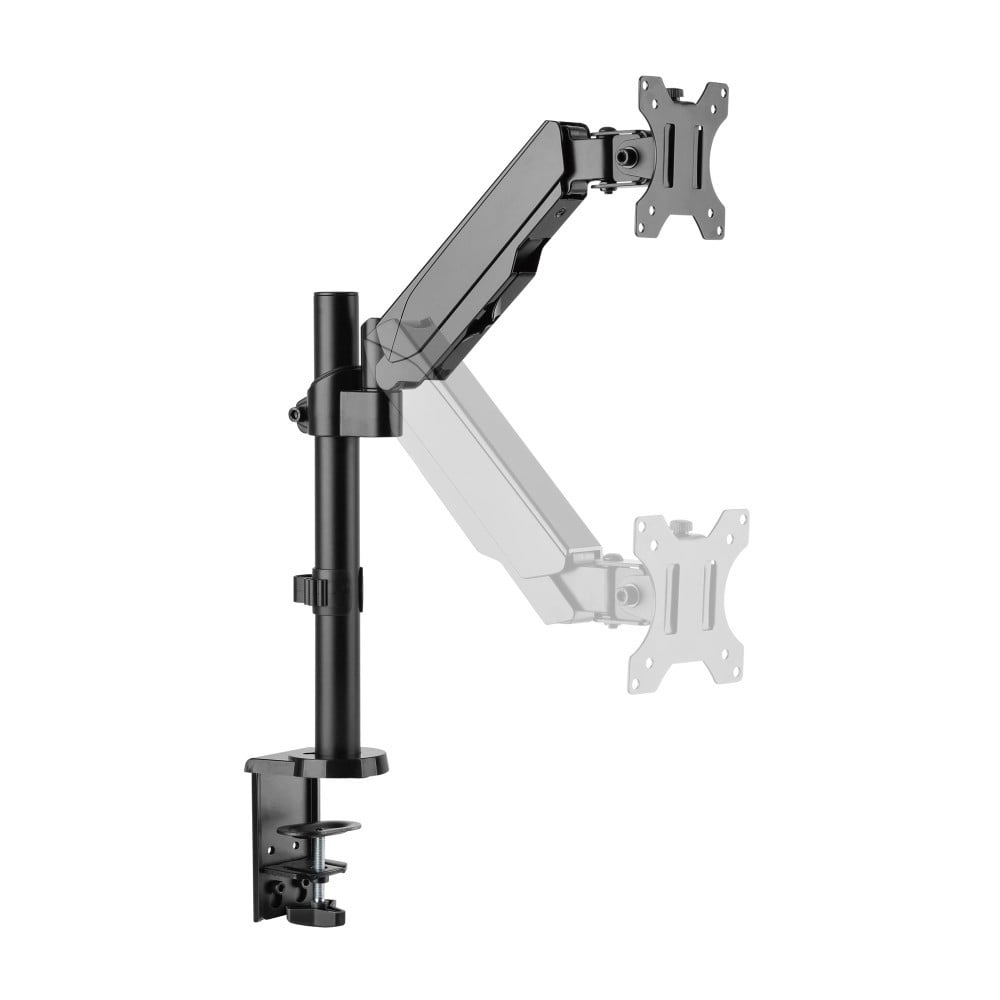 "Support de bureau a ressort a gaz Techly ICA-LCD 515B pour moniteurs LCD de 17 a 32"", 8 kg"
