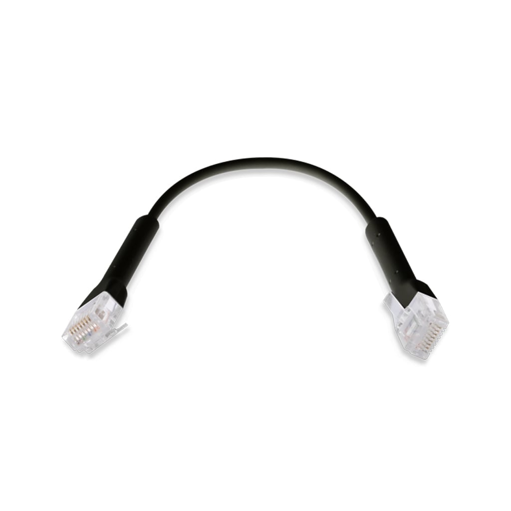 Ubiquiti UC-PATCH-RJ45-BK Networks UniFi Ethernet Patch Cable câble de réseau Noir 0,22 m Cat6