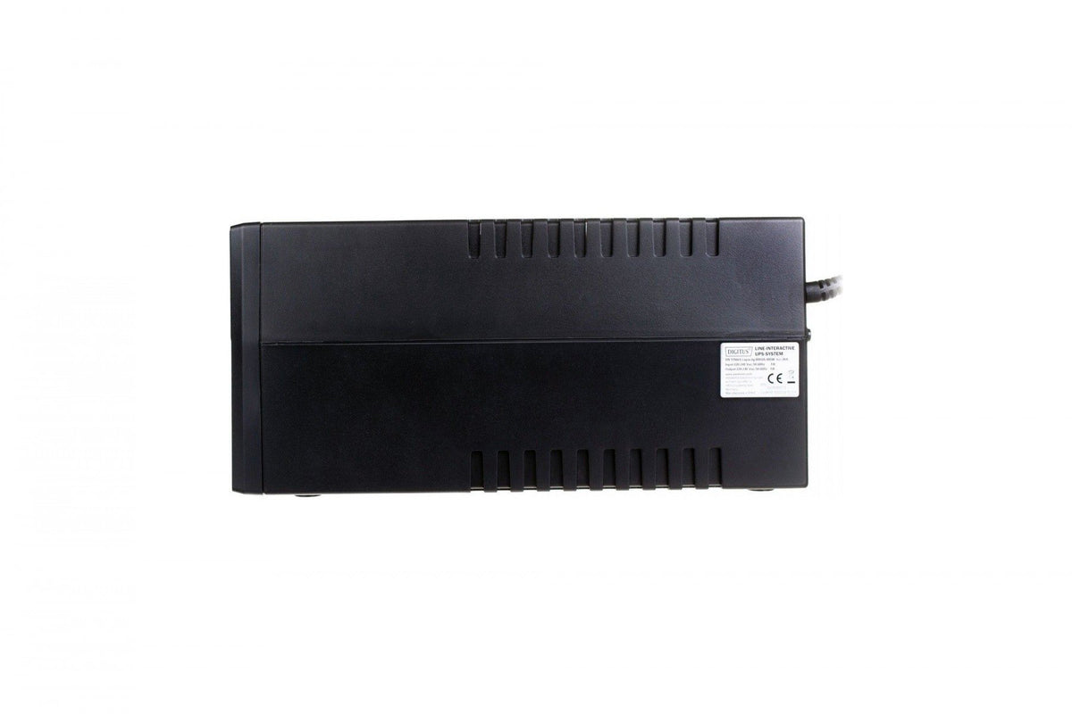 Digitus DN-170064 alimentation d'énergie non interruptible Interactivité de ligne 0,8 kVA 480 W 2 sortie(s) CA