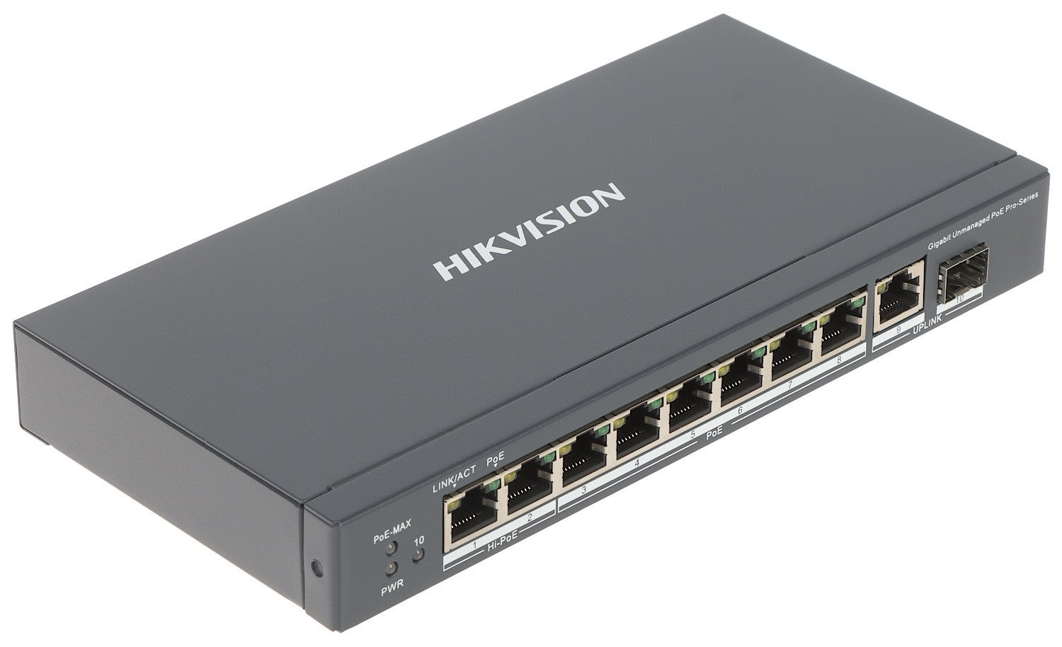 Hikvision DS-3E0510HP-E 8 Port Gigabit Unmanaged POE Switch