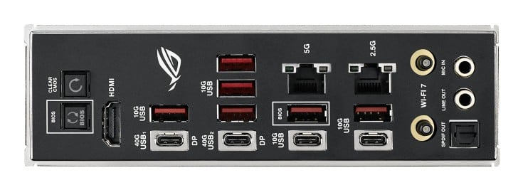 ASUS AMD X870E AM5 Socket ATX motherboard 4xDDR5 1xHDMI 2.1 5xM.2 4xSATA