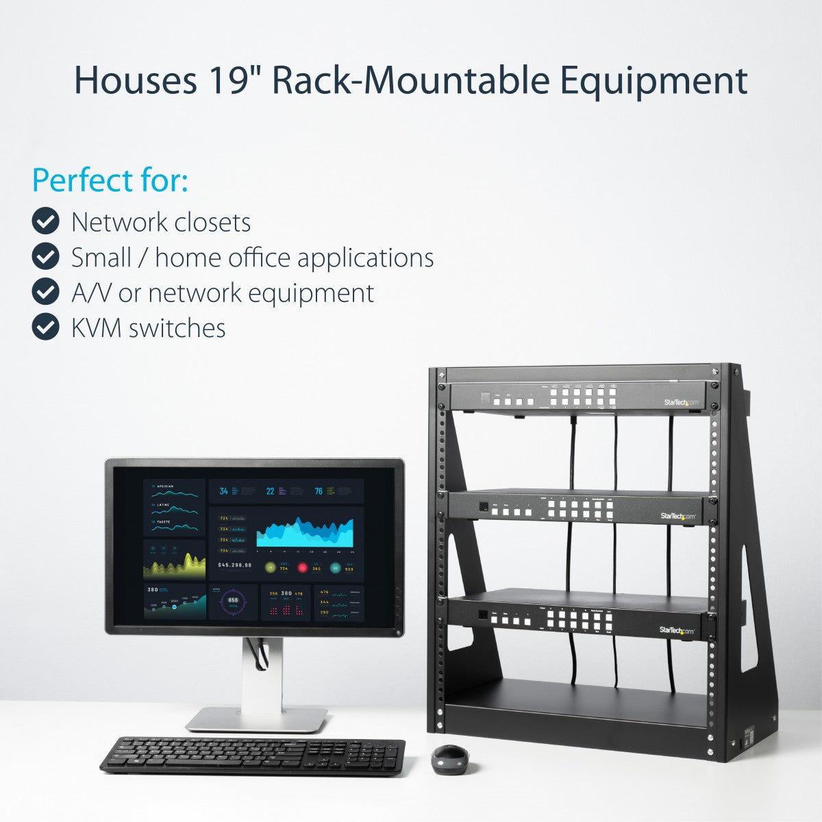 Server Rack Heavy Duty 2 Post 12U