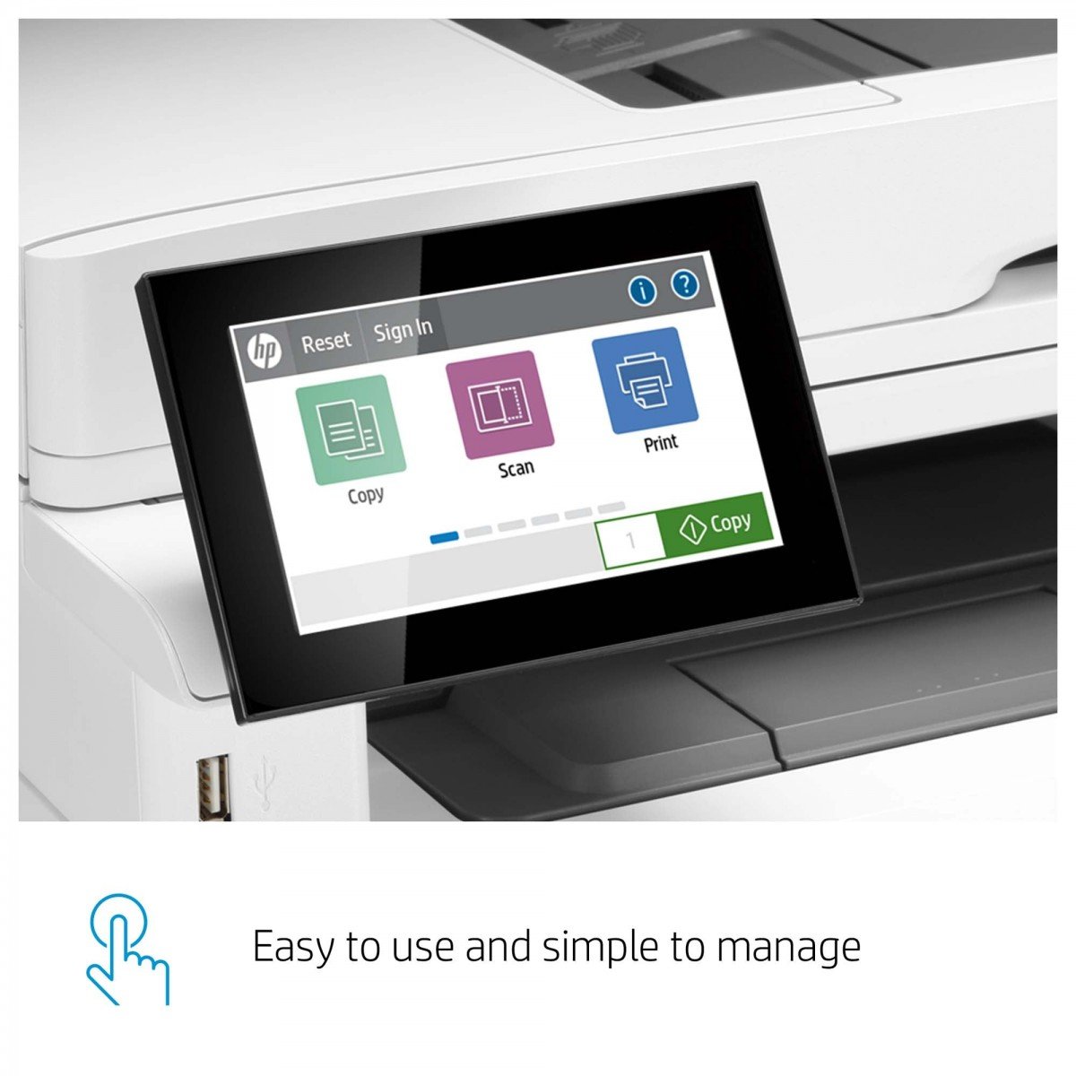 HP LaserJet Enterprise MFP M430f MFP Mono laser 216x297mm A4 38ppm Copy 40ppm Print 350sheets USB LAN