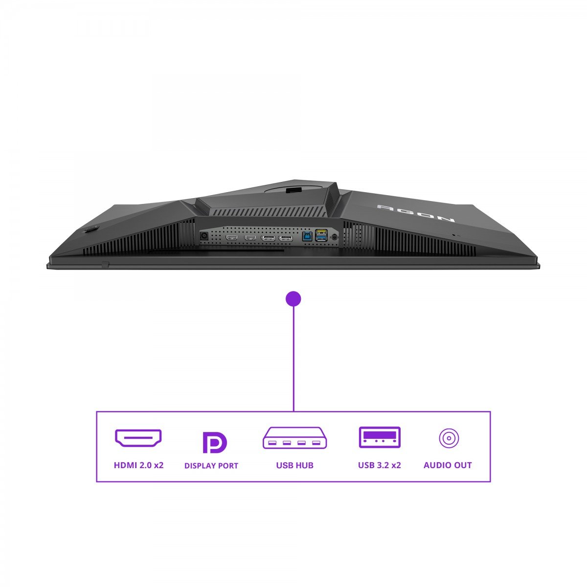 AOC AG276QZD2 27p OLED 2560x1440 240Hz FreeSync HDMI Black/Grey