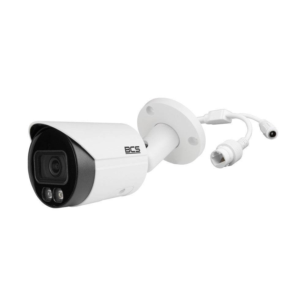 BCS BCS-L-TIP18FCR3L3-Ai1 Caméra tubulaire IP 8MP avec NightColor et fonctionnalités intelligentes