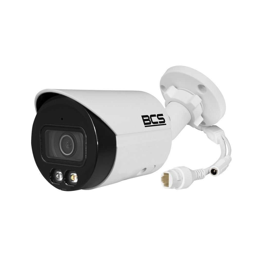 BCS BCS-L-TIP16FCR3L3-Ai1 Caméra tubulaire IP 6MP avec technologie NightColor et microphone