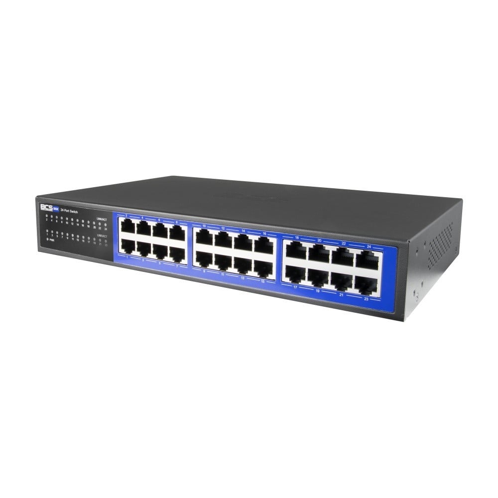 BCS BCS-B-S24G Commutateur Gigabit 24 ports RJ45 1Gbps