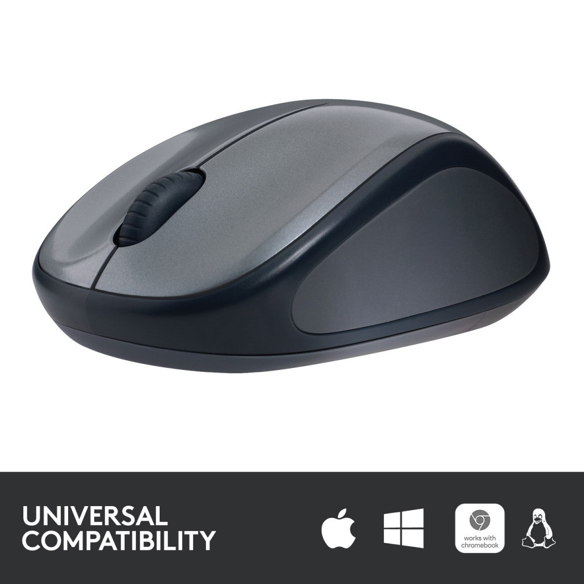 Logitech LGT-M325B - Ambidextre - Optique - RF sans fil - 1000 DPI - Noir
